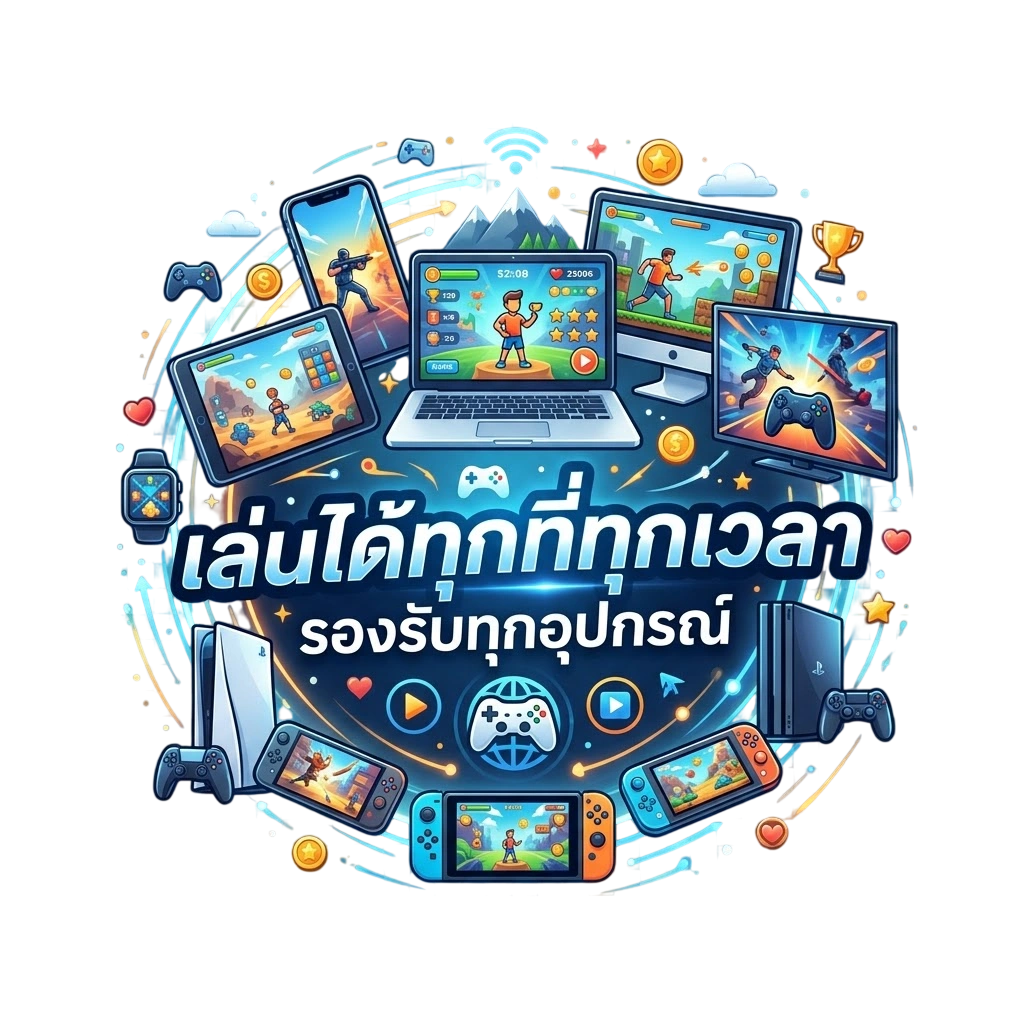 รองรับทุกอุปกรณ์ เล่นได้ทุกที่ทุกเวลา